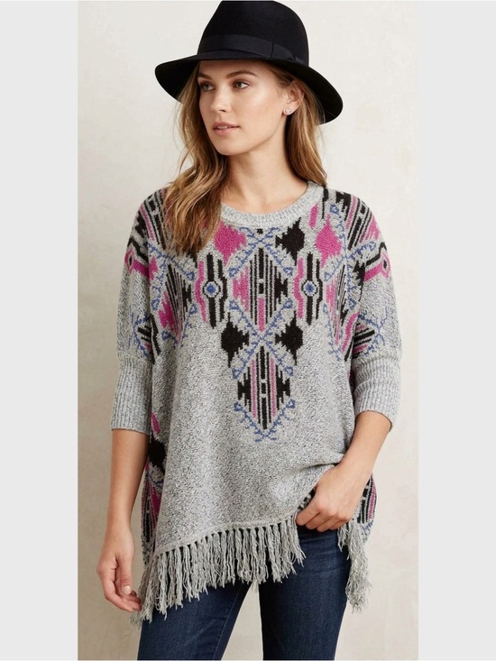 Umgee Sweaters - NWT Aztec Fringe Sweater